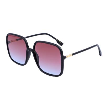 China Fashion sunglasses 2022 online celebrity sunglasses ladies new flat box personality UV protection sunglasses fashion for sale