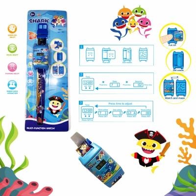 China Electronic Watch Toys 2020 Hot Selling Flip Maze Puzzle Electronic Watch Cartoon Pattern Rolling Bead Maze Watch Toys for Boys and Girls for sale