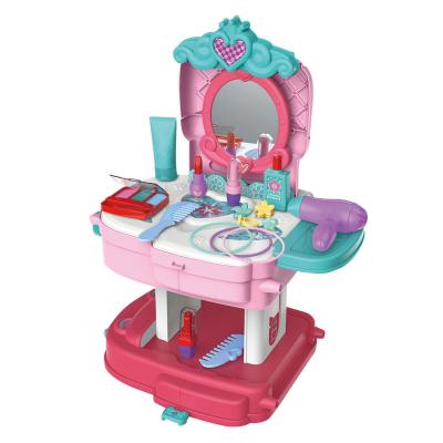 China Act the role ofing is tasted series plastic toy 2020 wholesale DIY cosmetics series children's dressing table set toys for sale