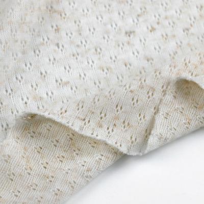 China Anti Pill Competitive Price 85% Polyester 15% Jacquard Linen Solid Dye Knitting Fabric for sale