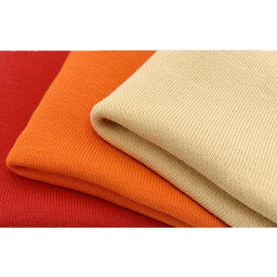 China Multicolor Knitted Single Stretch Cotton 350gsm French Terry Fabric For Sportswear for sale