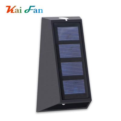 China Zhongshan Garden Lighting Modern Factory Hotel ABS Ip65 Waterproof Outdoor Solar Led Wall Lamp for sale