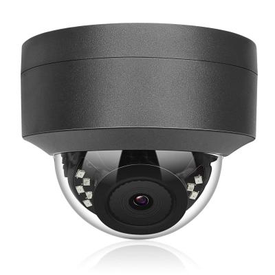 China Human motion tracking Hik protocol IMX415 CMOS 4K 8MP IK10 fixed dome 2.8mm lens poe IP vandal proof camera, built in microphone for sale