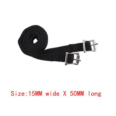 China PP webbing tooth strap with zinc alloy buckle 15 mm wide 50 mm long AC7108 for sale