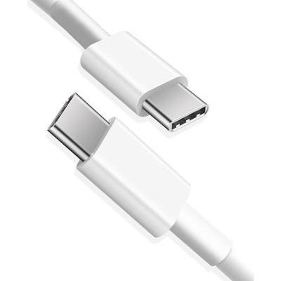 China High Quality 3A 1m/2m USB 2.0 Fast Charging Type C to Type-C Band Data Cable PD 3A 60W USB Fast Charging Cable for Samsung Huawei MacBook PRO iPad for sale