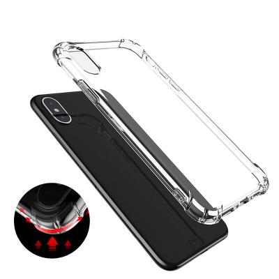 China High Protective For iPhone X Case Crystal Clear Reinforced Corners TPU Bumper Phone Case For iPhone 11 Pro Max Case for sale