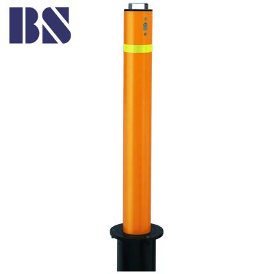 China Steel Mall Bollard Covers Manual Retractable Parking Post Bollard Post Manufacturing Low Price for sale