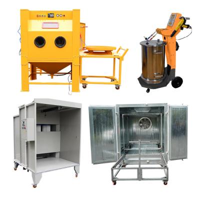 China Machine Repair Shops Sand Blasting And Powder Coating Machine For Wheel Renovation for sale