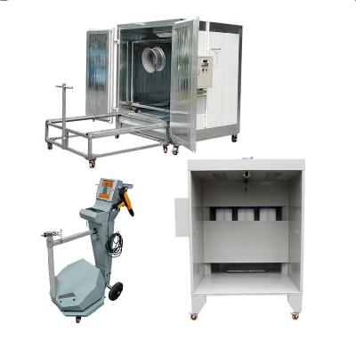 China Machinery Repair Shops Powder Coating Start Up Manual Equipment Painting Plant for sale