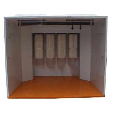 China Manual Machinery Repair Shops Powder Coating Chamber Paint Room Spray Booth for sale