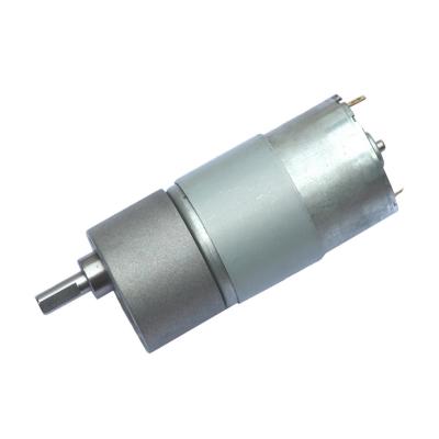 中国 スパーギアボックスギアモーター 37mm 12V 24V DCモーター 45 Rpm 低騒音 高トルク 販売のため