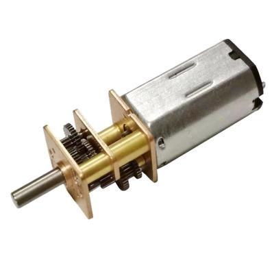 China 12 mm Getriebe Metallgetriebe Gleichstrommotor 45 Rpm 1,5 V 24 V 0,7 Watt für Türschloss zu verkaufen