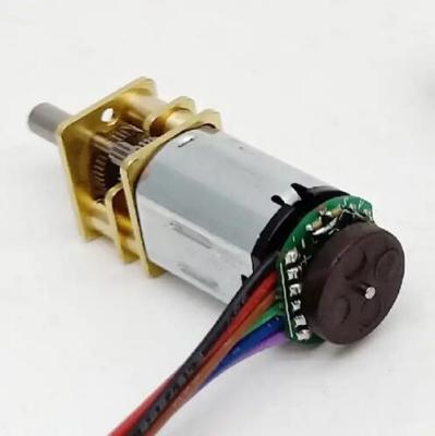 Cina 12 mm DC Micro Gear Motor Pulse Houle Precision Encoder Piccolo decelerazione Motore a corrente continua in vendita