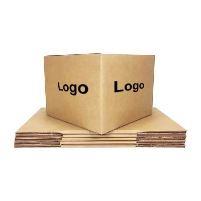 China Recycled Materials Jiangsu Success White Brown Marble Recycle Corrugated Hat Box Cardboard Mail Delivery Middle Corrugated Shipping Boxes Large for sale