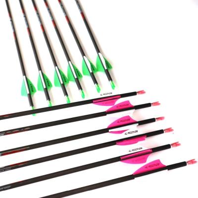 China TIR ID 4.2mm Pure Carbon Arrow Spine 300 350 400 500 600 700 800 900 1000 1100/1300/1500/1800 Archery Shooting Hunting for sale