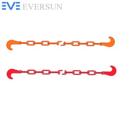 China EVERSUN Container Transport Lashing Lashing Chain | Ro-Ro lashing chain with hooks for sale