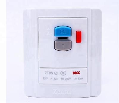 China Factory Leakage Protection Switch Residential / Multi-Purpose Air Conditioner Wall Switch for sale