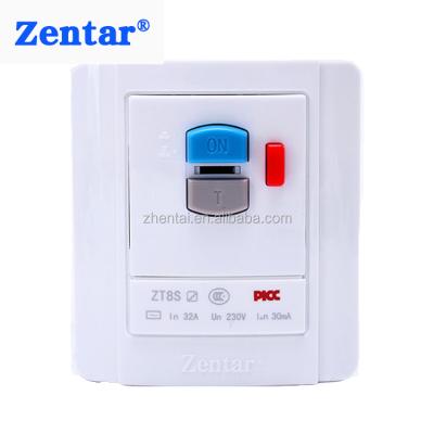 China Convenient 30mA 40A rcd fused smart tooth switch with CBs for sale