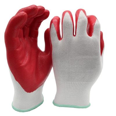 China Wholesale Best Quality Nylon Safety Nitrile Foam Gardening Gloves for sale