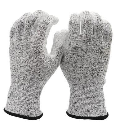 China Gardening Free Sample HPPE With PU Coated Cut Resistant Gloves for sale