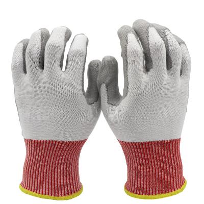 China Premium PU HPPE Anti Cut Gardening Gloves EN388 4543 for sale