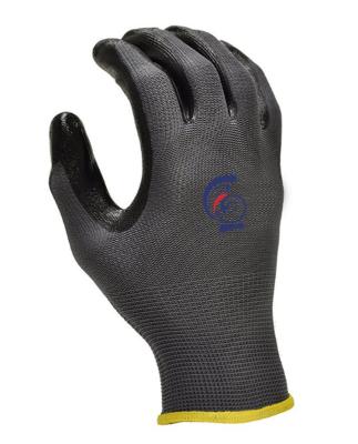 China Gardening 13 Gauge Knitted Liner Nitrile Safety Seamless Gloves for sale