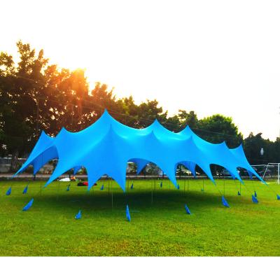 China China Manufacturer Portable Outdoor 190t Custom Fabric Diagonal Tying Type Tent For Wedding Large Camping Tent Waterproof for sale