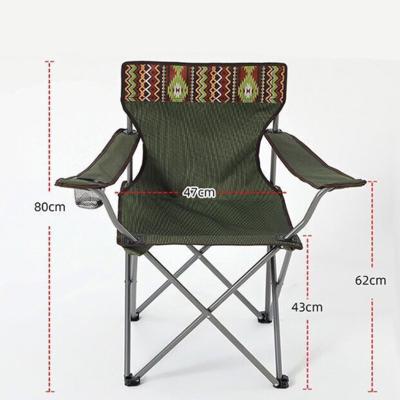 China Modern Outdoor Portable Folding Furniture Drives Large Chair Attached Table Tourist Camping Table Sets for sale