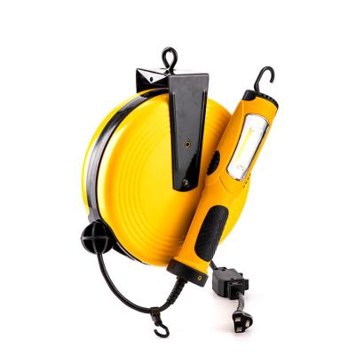 China Retractable Home Appliance PVC Material Extension Reel Storage Power Cord Reel for sale