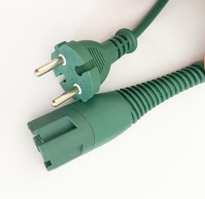 China European home appliance 2 pin schuko vorwerk kobold power cord VK130 vk135 vk140 vk150 vk200 power cord for sale