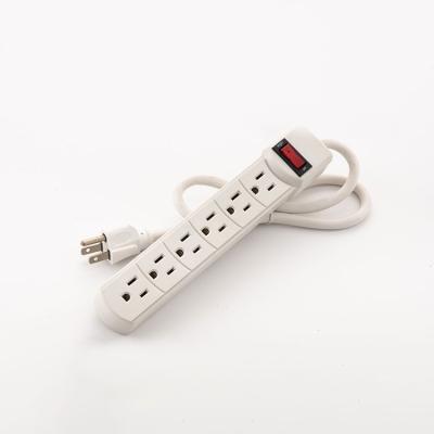 China Commercial Relocatable Power Tap 6 Outlet Home Electronics Customized Smart Universal Power Strip for sale