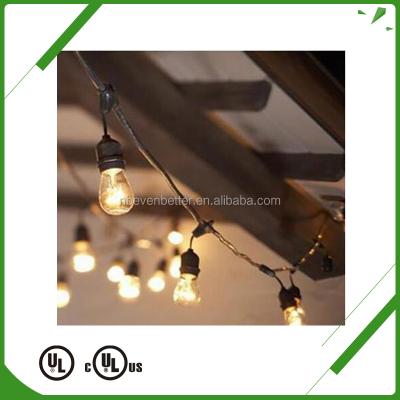 China Outdoor Commercial Temporary String Lights Scallop Light RSL-50 50 Feet Long for sale