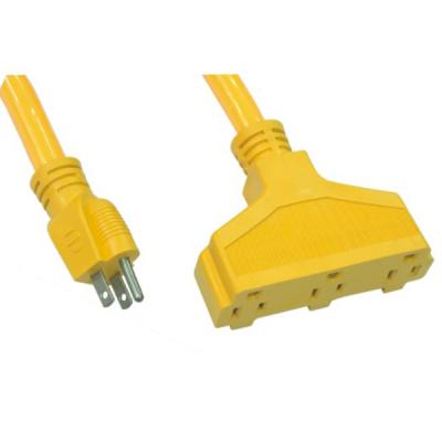 China PVC export to USA indoor or outdoor use rechargeable extension cord for sale