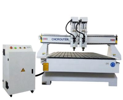 China Other Wholesale Price 1325 Biaxial CNC Router Woodworking 4x8 FT Working Engraving Carving Cutting Machine for sale