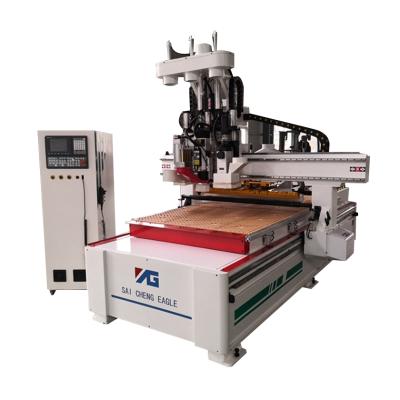 China Wholesale Hotels Top Grade Coating Tool Switch With Drill Bank Nesting CNC Machine 1328 for sale