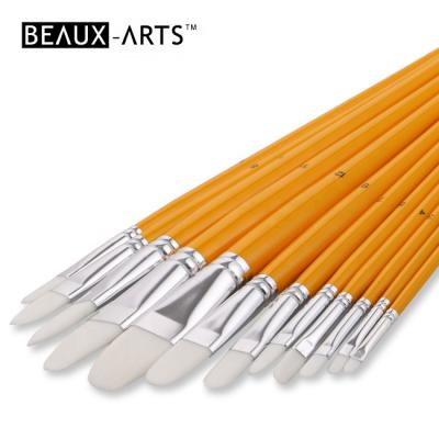 China Oil and Acrylic Professional Synthetic Artist Paint Brushes Hair Body Painting Brush Set for sale