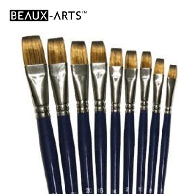 China Artist Nylon Brushes Set With Synthetic Fiber Paint Brushes Factory Supplies for sale