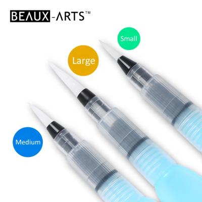 China Blue Plastic Watercolor Handle Water Color Art Paint Brush Refillable Water Brush for sale