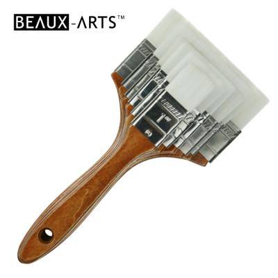 China Oil / Acrylic Nylon Hair Painting Artist Brush With Comfortable Wooden Handle Painting Tools Factory Price for sale