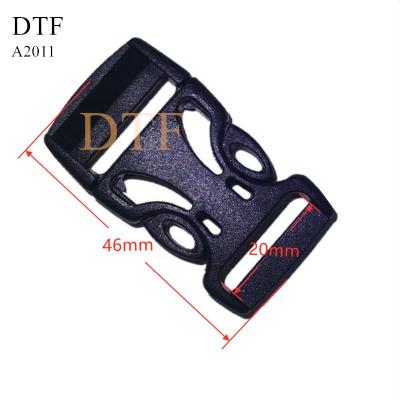 China Hardness ; Elasticity Packbag Plastic Buckles Adjustable Center Release Insert Buckle Quick Release Seatbelt Slide Accessories Bags Quick Release Side Buckle for sale