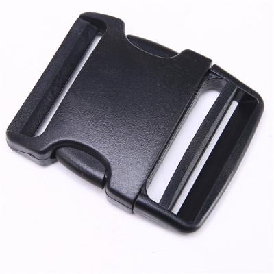 China Hardness ; Elasticity plastic double adjust quick release curved side buckles to bags and luggage for sale