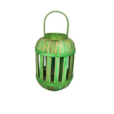 China Handmade small lantern of home decoration shavings for household for sale