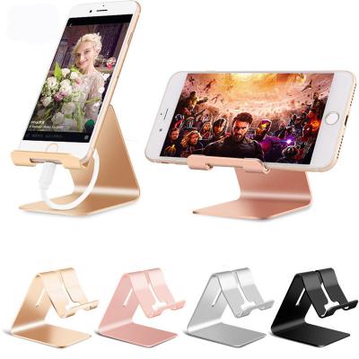 China Cell Phone Desk Stand Holder, Desktop Solid Portable Universal Desk Stand for All Mobile Smart Phone Tablet Display for sale