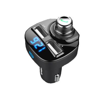 China Bluetooth Car FM Transmitter Audio Adapter Receiver Wireless Hands Free Car Kit for sale