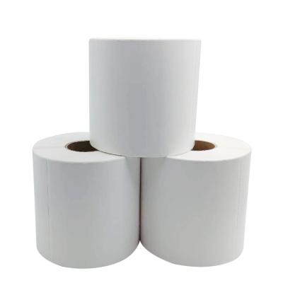 China Waterproof White Three-proof Thermal Sticker Label Paper Roll for Shipping Label Printer for sale