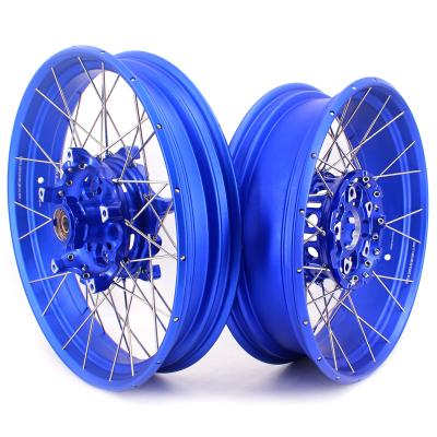 China 6082-T6 Aluminum VMX Wheels Tubeless Rims 3.0*19 / 4.5*17