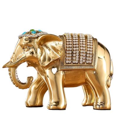 China High Quality Fine Copper Exquisite Crafts Ornament Elephant Decoration Europe Table Gift Affordable Luxury Present for sale