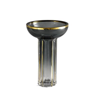 China Modern Europe Vase Home Decorative Decoration Flower Vase Glass Tabletop Glass for sale