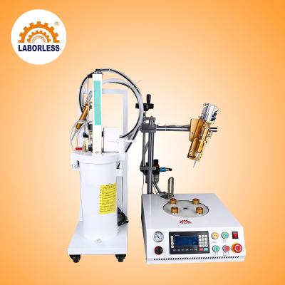 China Automatic Electronic Communication Industry Circular Products Robot Glue Dispenser For LED Bulbs\Candle Light\Liquid Dispensing Machine Small Round Lamps for sale