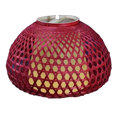 China Handmade Chinese Bamboo Retro Tea Lampshade Chandeliers Chandeliers Lanterns Southeast Asian Minimalist Chinese Home Lamps for sale